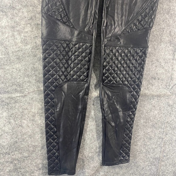 SPANX Black Quilted Leggings - Picture 4 of 15